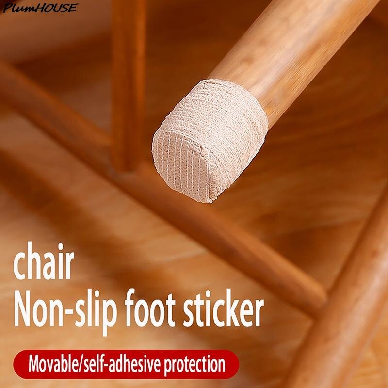 3X samoprzylepna osłona noga od krzesła antypoślizgowa ochrona noga stołu stopka meblowa podkładka owijająca amortyzator wielokrotnego użytku