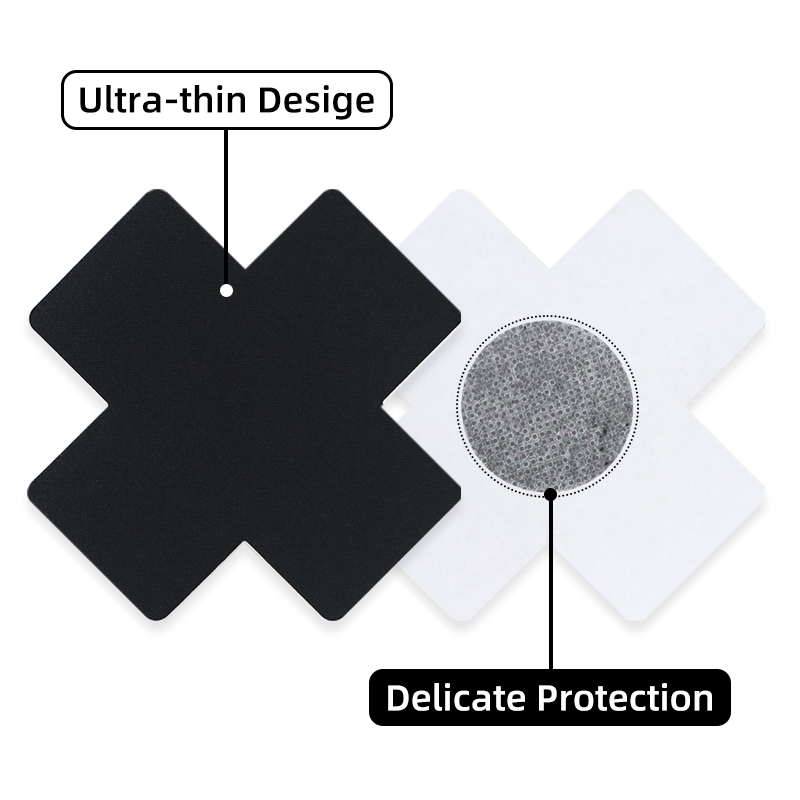 20pcs Sexy Cross Nipple Covers Disposable Black Breast Pasties Stickers Nipple Patch Chest Paste Pad Women Intimates Accessories