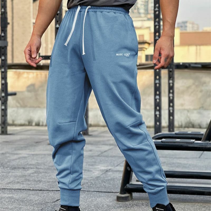New street wear cotton men's trousers Loose casual trousers jogger outdoor sports exercise fitness men's clothing