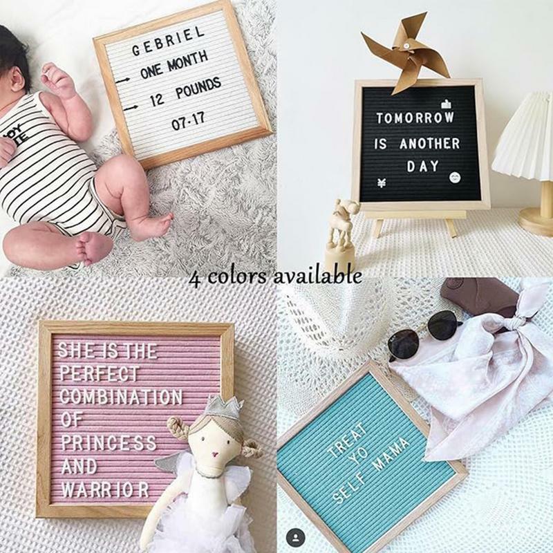 Letter Board Sign Felt Multipurpose Message Board Mother's Day Square Letter Board With Letters Elegant Announcement Sign For