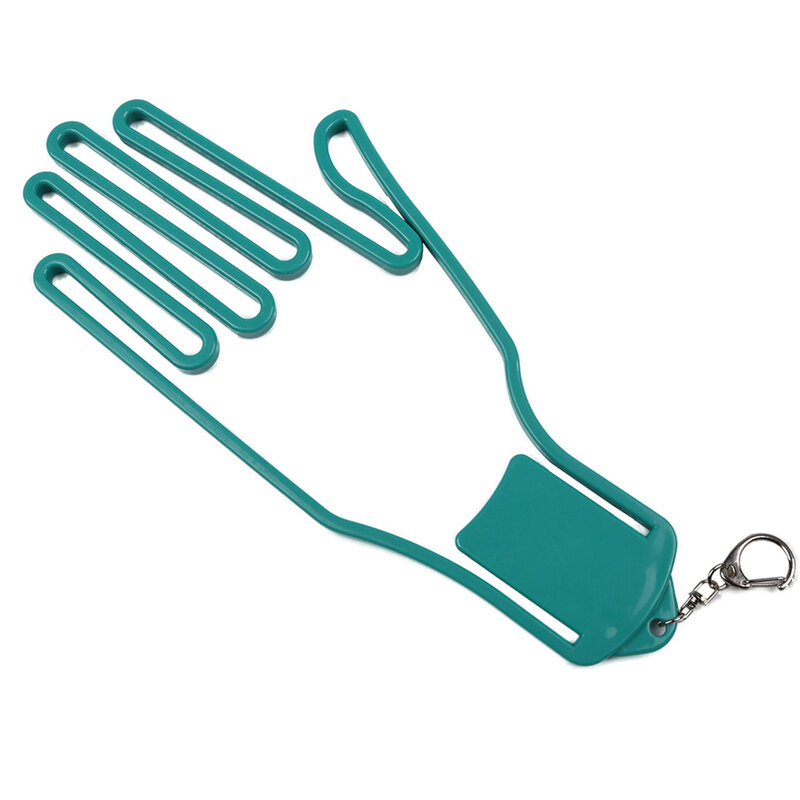 1PCS Golf Gloves Holder Golf Gloves Stretcher Golfer Tool Gear Plastic Gloves Rack Dryer Hanger Stretcher With Strap