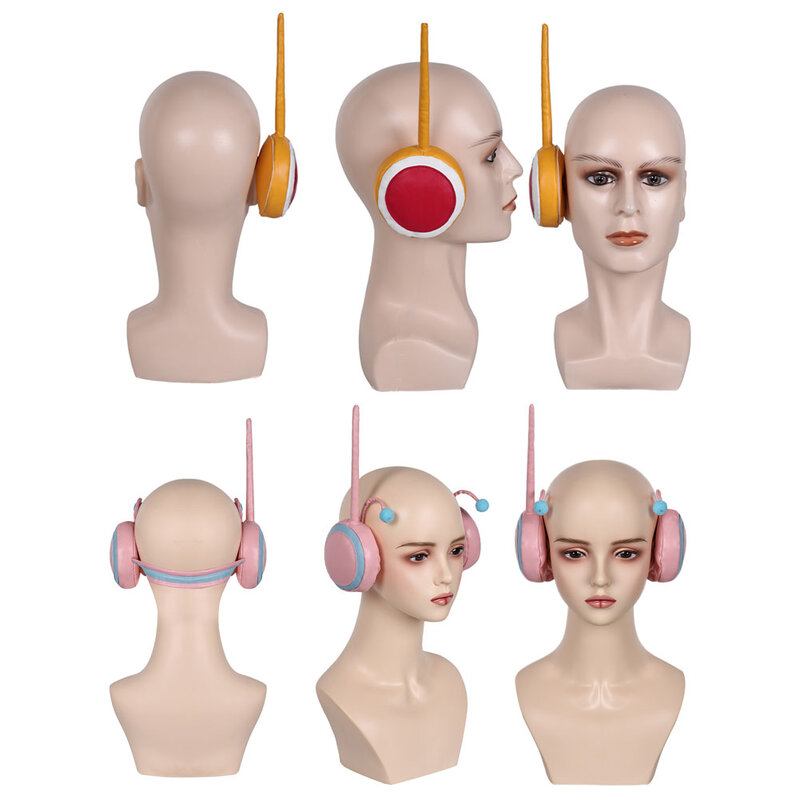 Luffy Nami Egghead Cosplay orejeras auriculares Prop para adultos hombres mujeres disfraz accesorios Halloween carnaval Accesorios