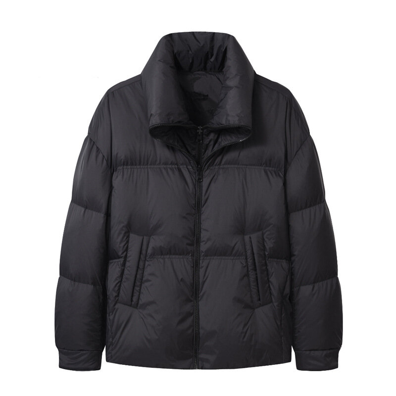 Jaket Puffer untuk wanita, jaket mantel musim dingin baru 2022, jaket hoodie Ski tahan angin hangat, mantel biru hitam