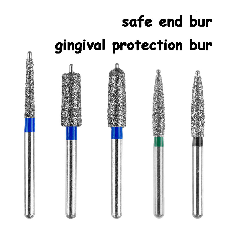 Proteção gengival Diamond Bur, 135 graus Safe End, EX-48, EX-49,EX-24, FO-54C, FO-54B, 5 peças por caixa