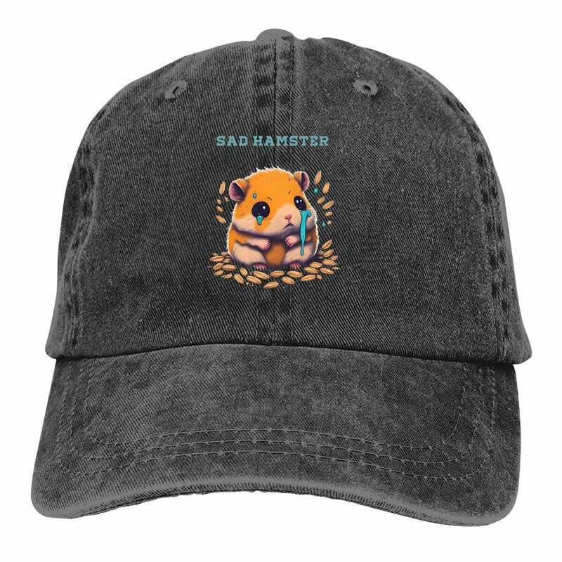 Summer Cap Sun Visor Cry Hip Hop Caps Sad Hamster Cowboy Hat Peaked Trucker Dad Hats