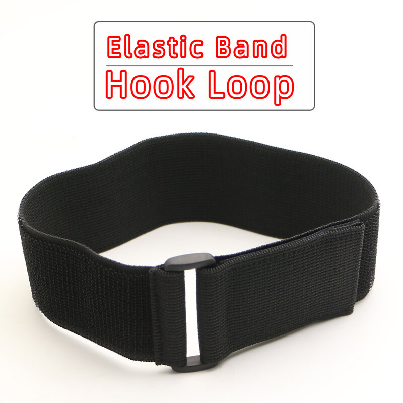 Banda elástica de nailon con hebilla inversa personalizable, cintas adhesivas para sujetar cables, cinta atlética