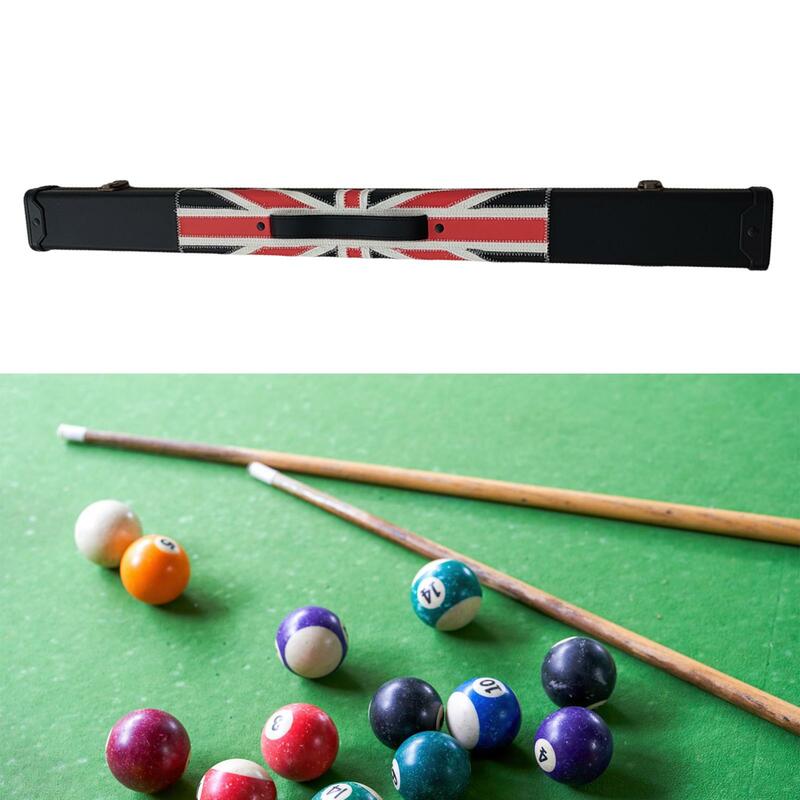 Billiard Rod Case Snooker Cue Box Holder Handbag Billiard Stick Carrier 1/2 Billiard Rod Bag for Beginner Travel Cue Table