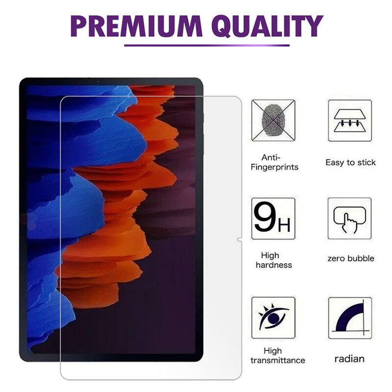 3pcs Tempered Glass Screen Protector For Samsung Galaxy Tab A7 10.4'' 2020 Glass SM-T500 SM-T505 Anti Scratch Protective Film