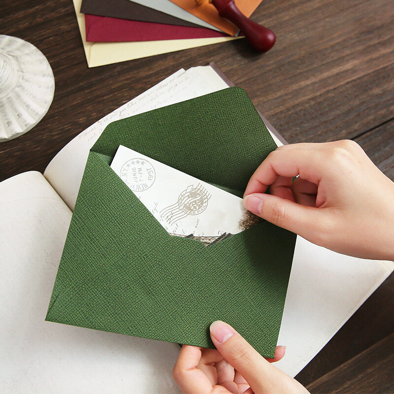 10pcs/lot  Envelope for Letters Envelope for Wedding Invitation Hemp Weave  Mailers