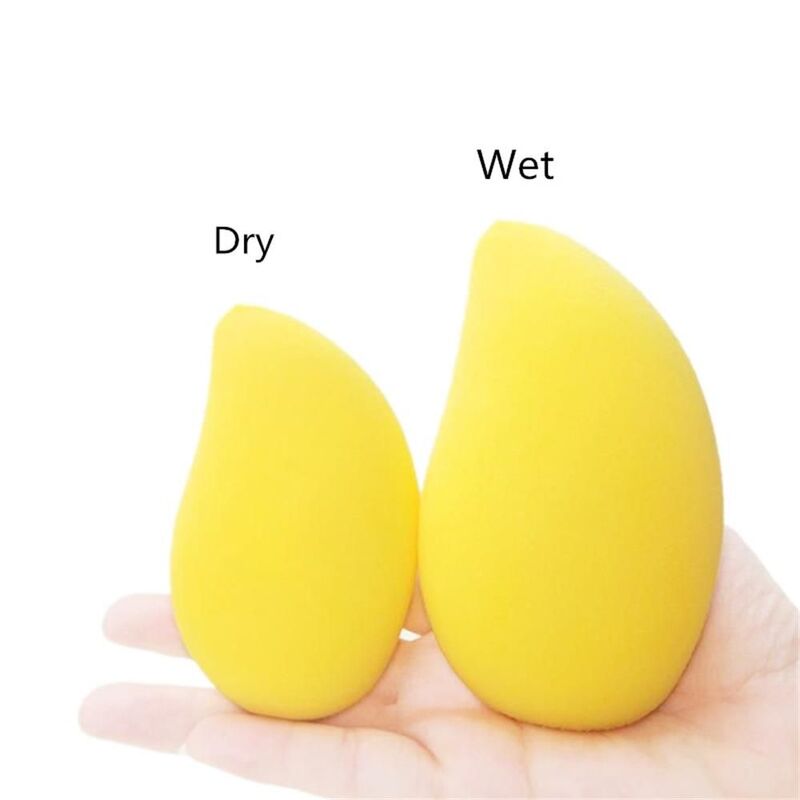 Accessori morbidi a forma di Mango spugna per cuscino per strumento di bellezza per uova di trucco con soffio cosmetico