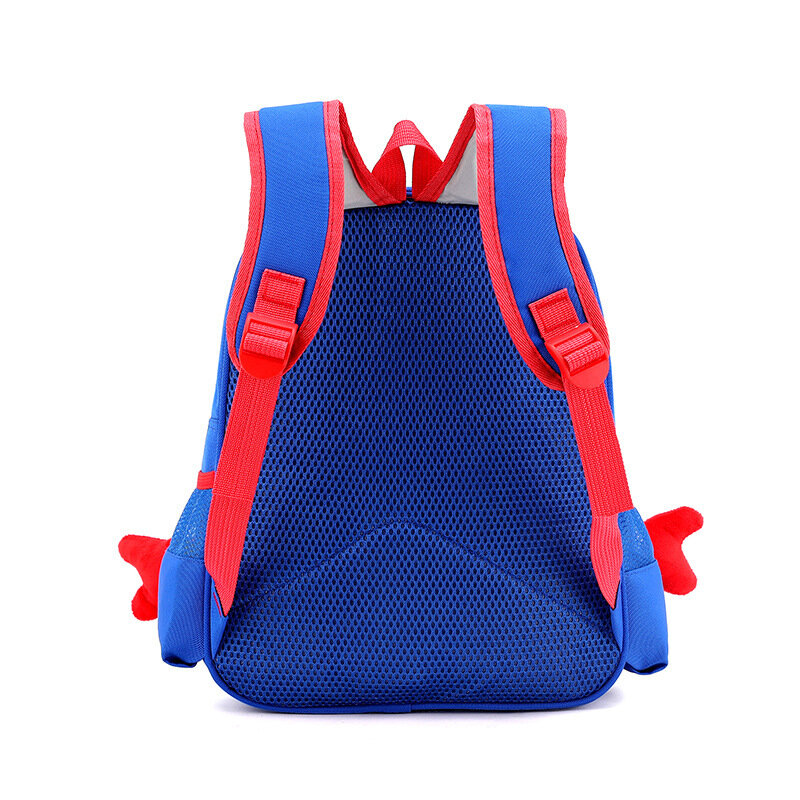 Новинка 2024, детская школьная сумка «Человек-паук», прочная и милая мультяшная супер эритроткань, дышащая вместительная сумка для книг