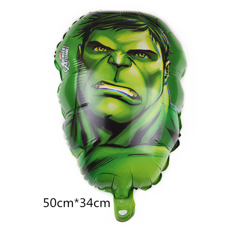Super-herói O Incrível Hulk Alumínio Balões, Fontes do aniversário, Balões de Látex Verde para Crianças, Baby Shower Decorações