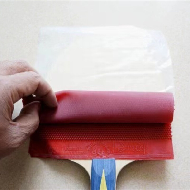 10 PCS Double Side Adhesive Glue Sheet for Table Tennis Rubber, Quick Stick Substitution Glue for Pimples Out Rubber OX