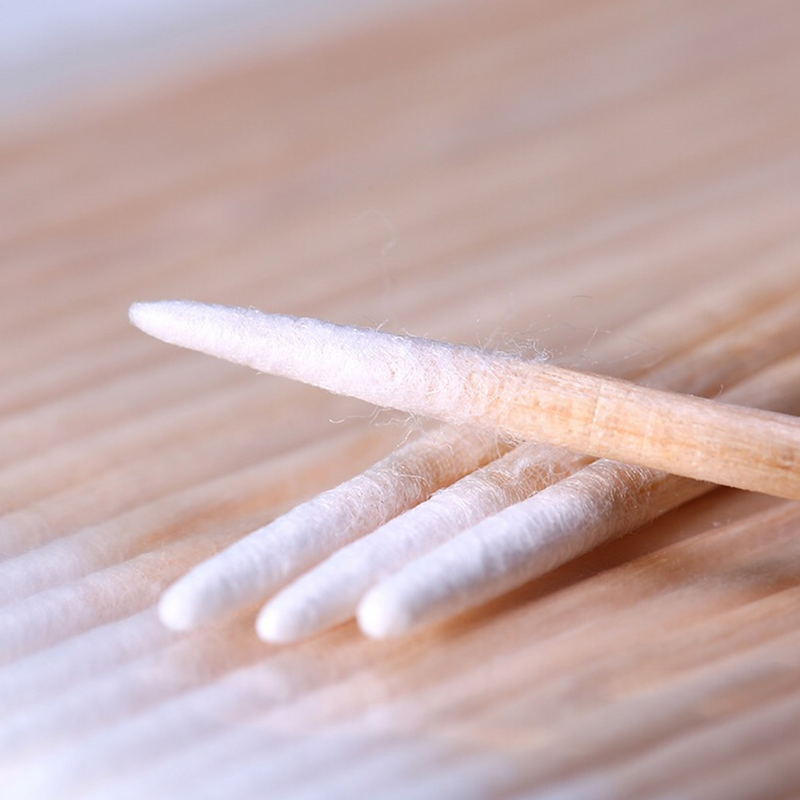 ไม้เช็ดทำความสะอาดขนตาเบิร์ชสำหรับผู้หญิง1000ชิ้น