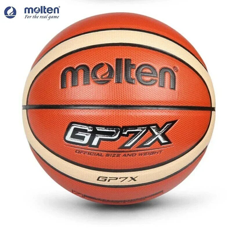 Molten-Ballon de basket-ball en cuir PU, Corner7X, Original, Officiel, Résistant à l'usure, Non ald, Entraînement de jeu en intérieur et en extérieur