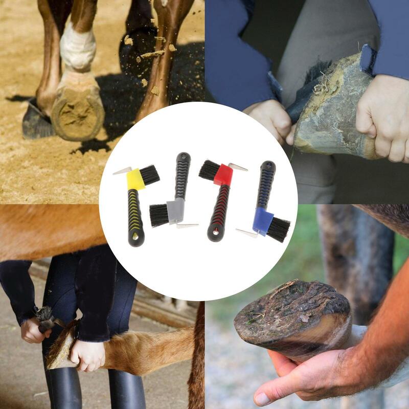 Pezuña de caballo para botas de trabajo, cepillo ecuestre, herramienta de aseo, pezuña de Animal