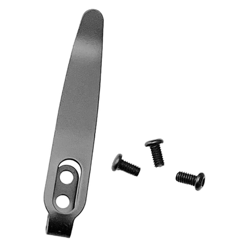 1Set 4 Types 420 Stainless Steel Fold Knife Pocket Clip Back Clamp 3pcs Screws Dropship