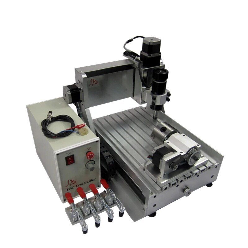 3020Z LYCNC Milling Engraver CNC Router Carving Cutter 500W USB Port 3 Axis 4 Axis Woodworking Machine 300*200mm With Water Tank
