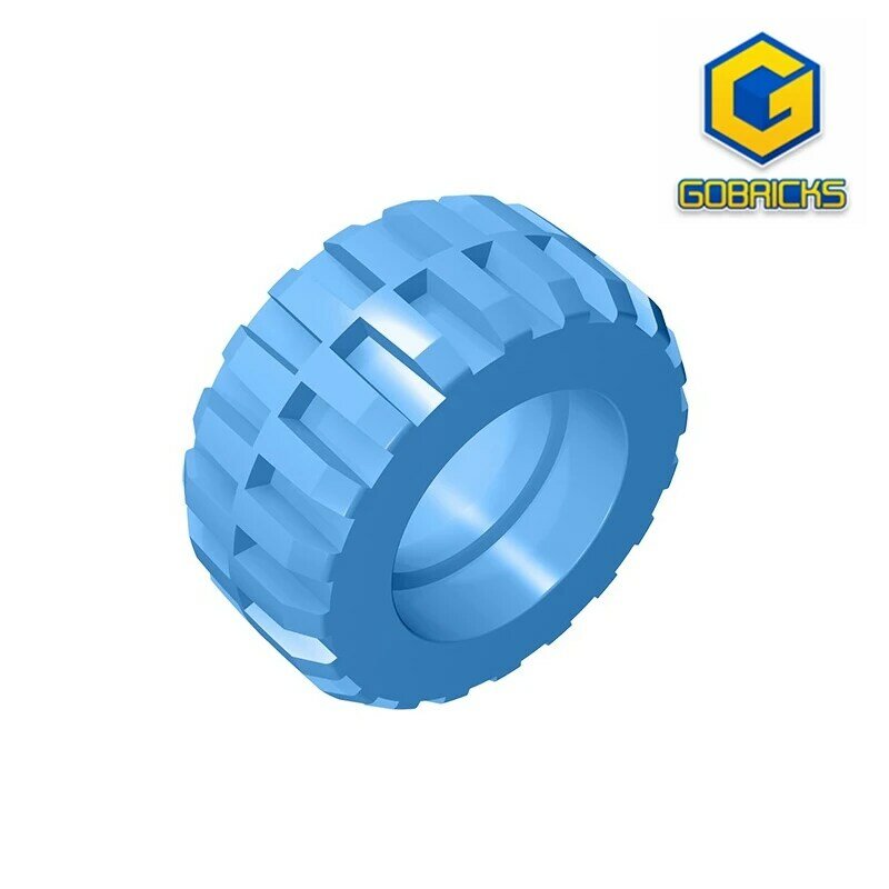 Gobricks GDS-1159 Tire 30.4 x 14 Offset Tread - Band Around Center of Tread compatible with lego 92402 pieces of children's DIY