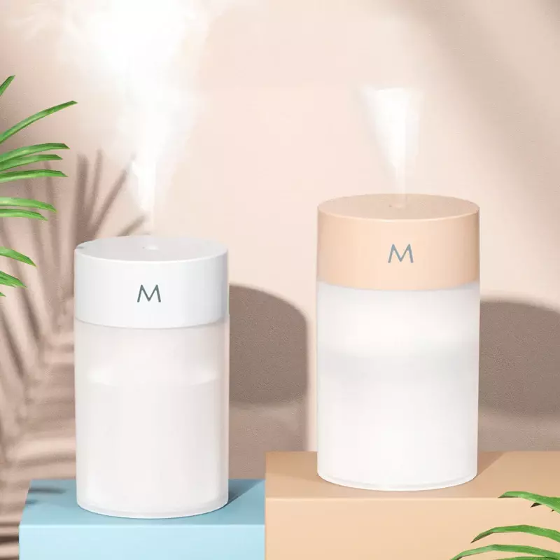 Mini Car Humidifier Portable Cool Mist Ultrasonic Air Humidifiers Cute Desk USB Cup 200ML Spray 4/6H for Home Office Outdoors
