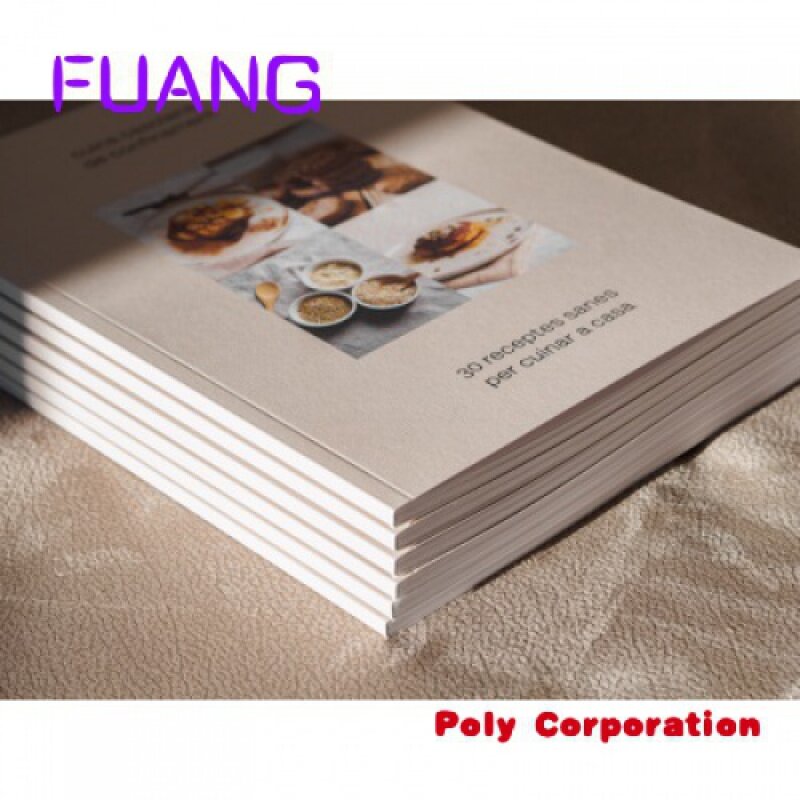 China Fabriek Hoge Kwaliteit Hardcover Recept Kookboeken Afdrukken Goedkope Afdrukken Kleurrijke Dikke Menu Catalogusboeken