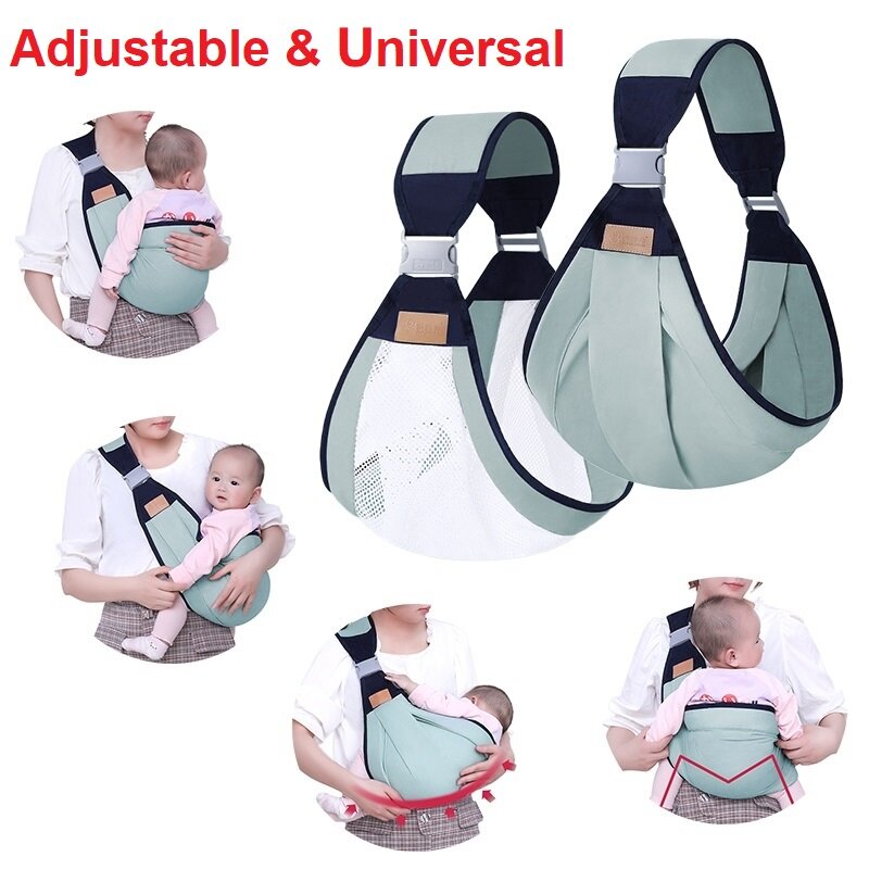 0-36 Months Baby Carrier Wrap Multifunctional Child Carrier Ring Sling for Toddler Adjustable Easy Carrying Artifact Ergonomic