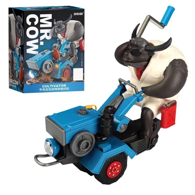 Puzzle per bambini giocattoli elettrici auto, acrobazie cantanti illuminazione universale per auto Robot danzante trattore toro pupazzo di neve anatra giocattolo, 1 2 3 4 regalo di natale