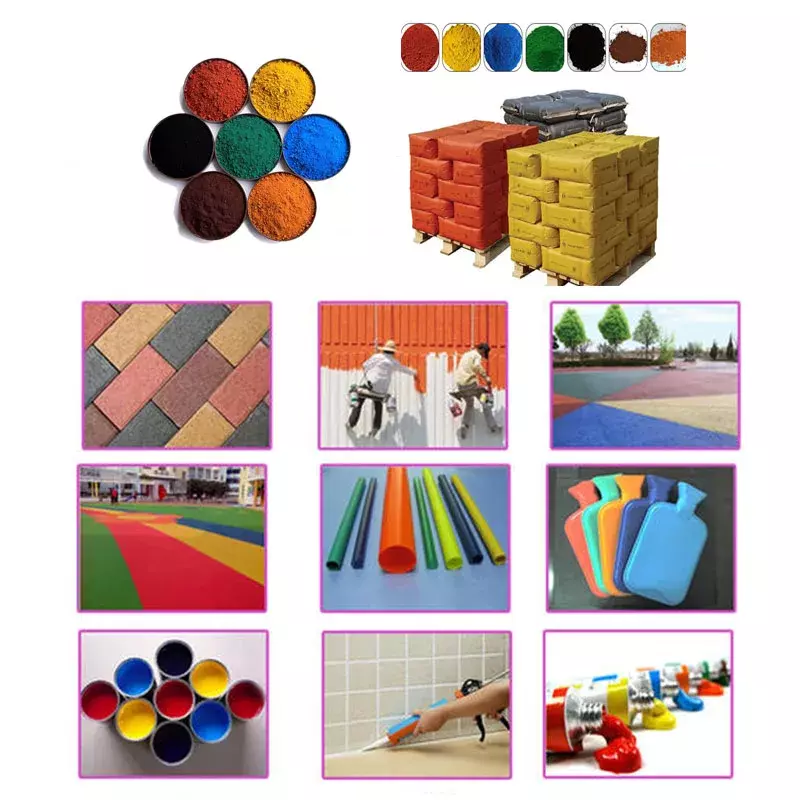 Pigmento de óxido de hierro de 13 colores, 200g/bolsa, mezcla de Color cemento, suelo, baldosa, pavimento, terrazo, Color del suelo