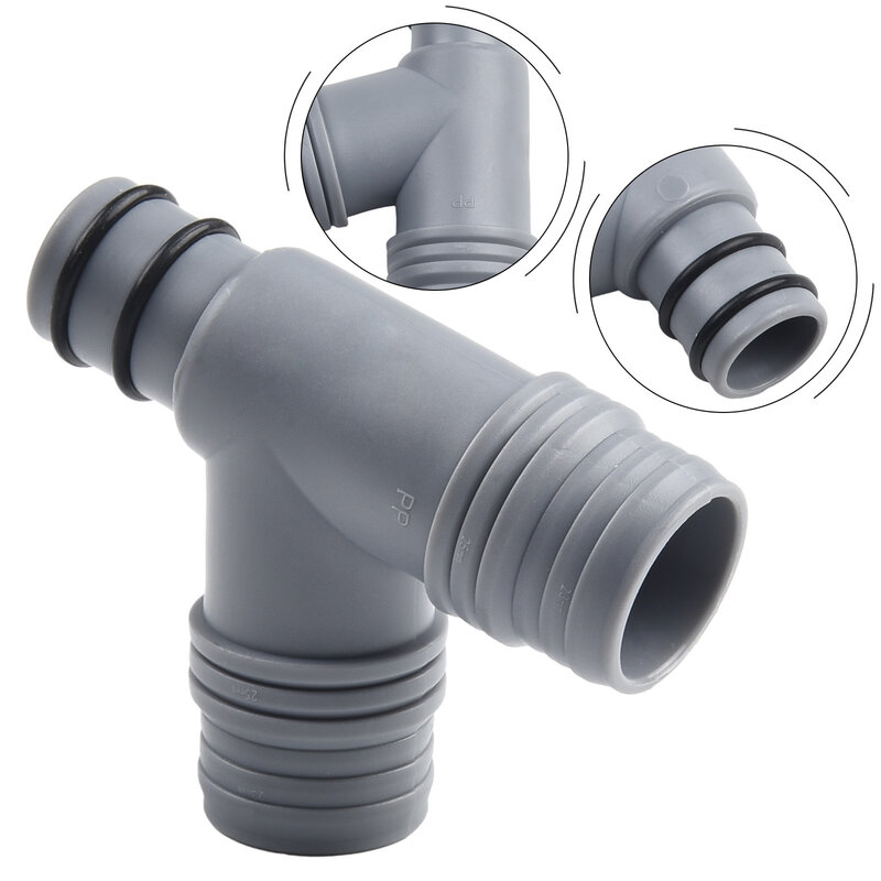 Time Saving Solution Connect Different Types of Pipes with Kitchen Basin Overflow Hole Conversion Tee Head Joint