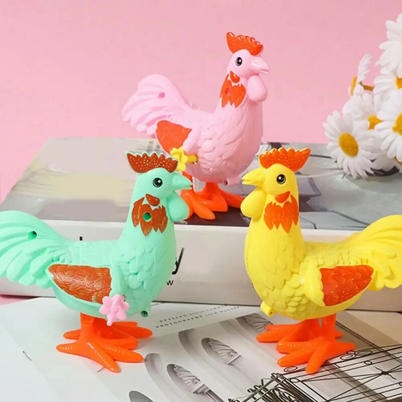 Tasche Füllstoff Sicher Cartoon Rooster Clockwork Kinder Pädagogisches Spielzeug Entzückende Rooster Uhrwerk Spielzeug Interessant Party Favor