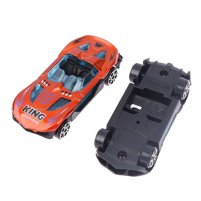 1PCS โมเดลรถเหล็กจำลองรถแข่งของเล่น Toy รถสำหรับเด็กหญิงเด็กชาย1:64 Supercar รุ่นเด็กของเล่นของขวัญสีสุ่ม