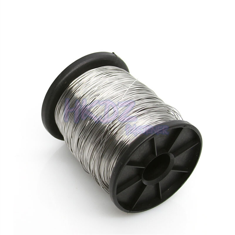 Alambre de acero inoxidable 304, cable brillante único, diámetro de 0,1-3,0mm, longitud de 1m/5m/10m