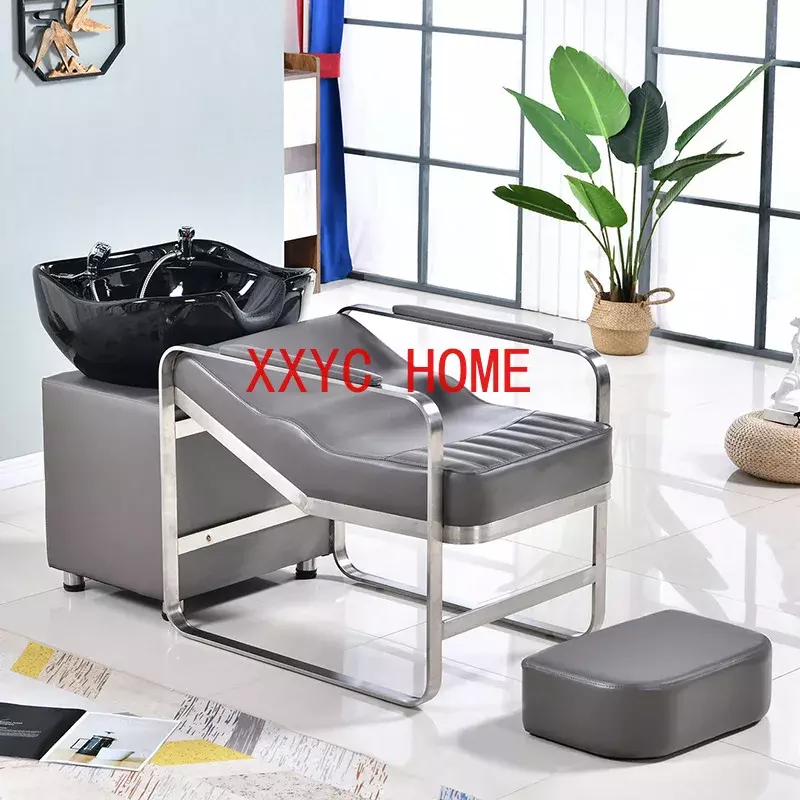 Washing Sink Minimalistic Water Circulation Shampoo Therapy Behandelstoel Furniture MQ50SC