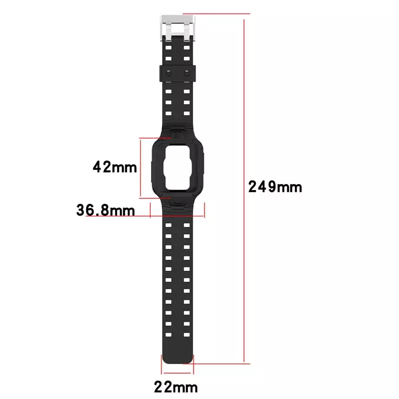 Gelang penutup silikon untuk Xiaomi Redmi Watch 1 2/Mi Watch Lite 1 2, gelang tali jam tangan pintar Redmi Horloge 2