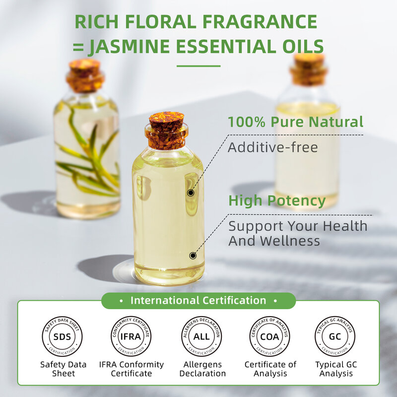 HIQILI 100ML minyak esensial Timi, 100% minyak bunga Premium murni untuk aromaterapi, Diffuser, pelembap, pijat, menenangkan