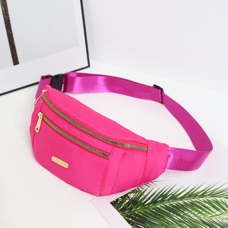 SIURUO Fanny Packs Waist Pack for Women, Waterproof Waist Bag with Adjustable Strap for Travel Sports Running
