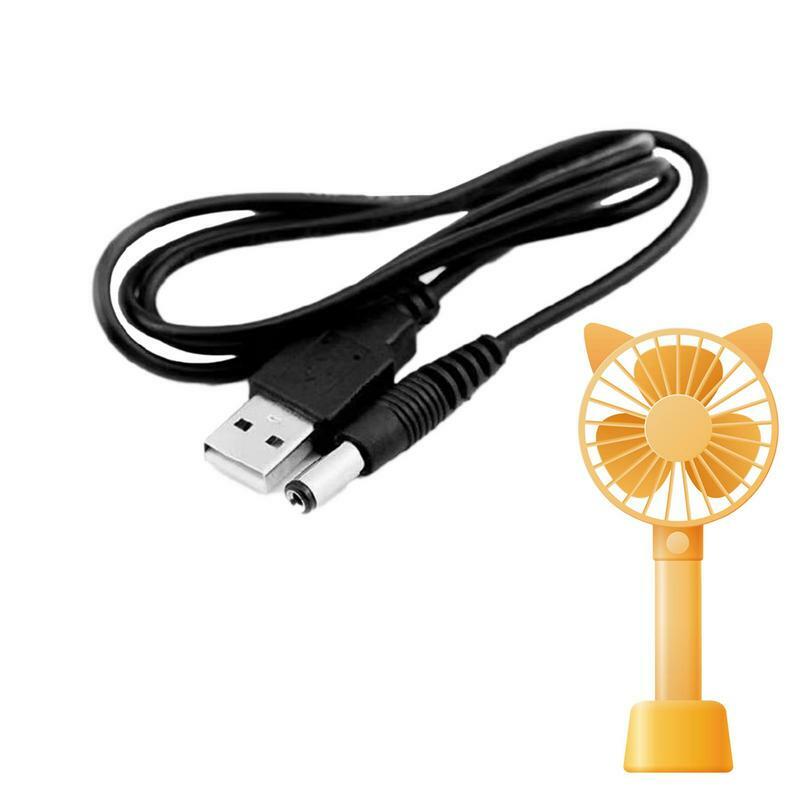 Uniwersalny USB do DC Jack kabel do ładowania mocy wtyczka przewodu Adapter złącza do routera Mini wentylator głośnik