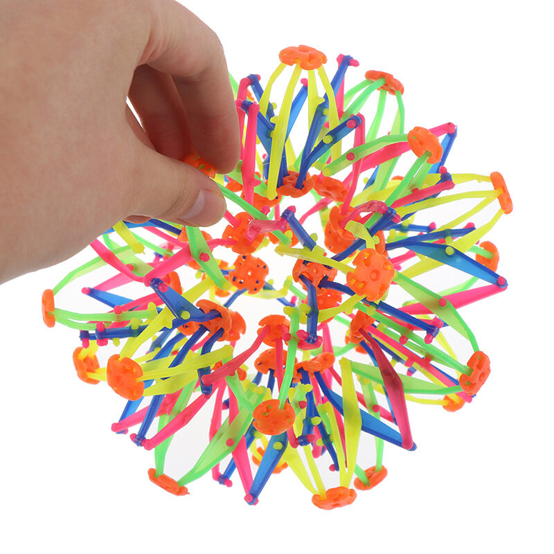 Children Magic Telescopic Ball Outdoor Flower Ball Throwing Ball Variety Blossom Party Funny Props Parent-Child Interaction Toy