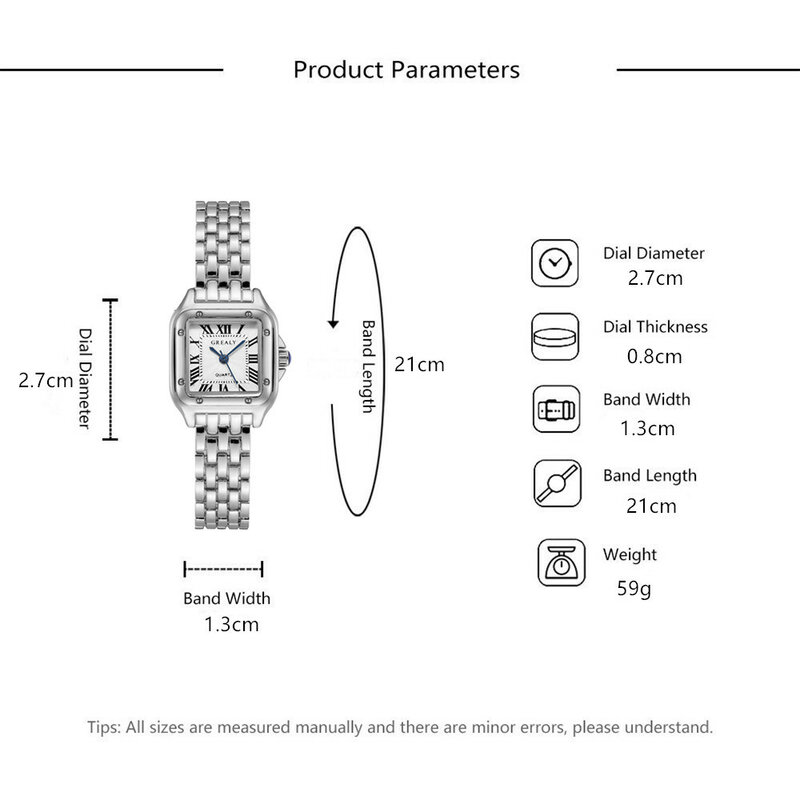 Часы наручные женские кварцевые с квадратным циферблатом, модные роскошные качественные, с ремешком из золотого сплава, с римскими шкалами, 2024