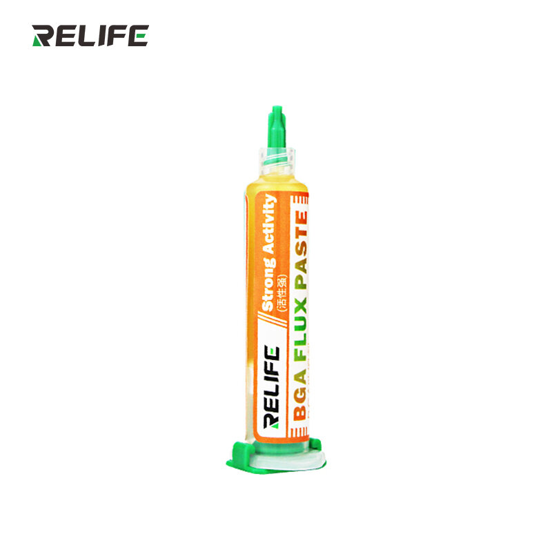 RELIFE-BGA Flux Paste, Atividade Forte, Sem Halogênio, 10CC, RL-420, RL-421, RL-422, Solda, BGA, SMD, PGA, Reparo PCB