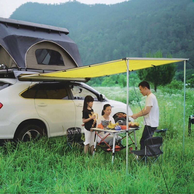 خيمة المظلة الجانبية للسيارة قابلة للطي للماء للتخييم ، أرخص سيارات رياضية 4x4 للطرق الوعرة