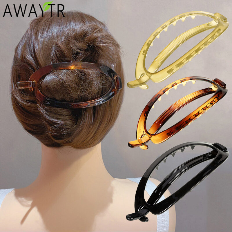 New Korea Big Size Duckbill Clip Hair Hairpin Top Clip Disk Hair Plastic Hairgrips Clamps Women Makeup Headwear Hair Accessories