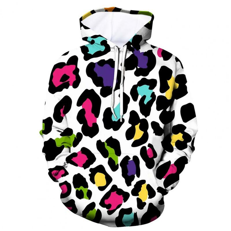 Leopard Muster Mit Kapuze 3D Gedruckt Harajuku Frauen Sweatshirt Übergroßen Hoodies Für Männlich Weiblich Pullover Leopard Print Casual Top