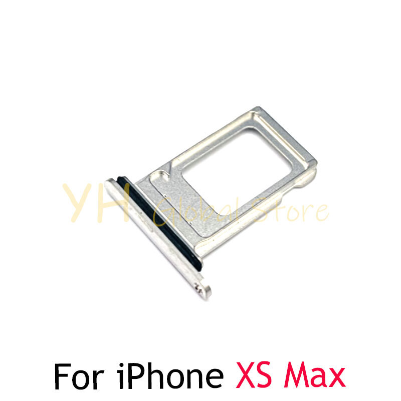 Soporte de bandeja con ranura para tarjeta Sim para iPhone X, XS, XS Max, lector de tarjetas Sim, piezas de reparación
