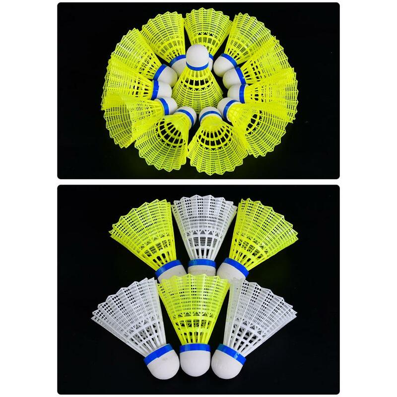 1 buah bola latihan Badminton nilon ringan plastik olahraga Shuttle Badminton Fonmed Cork aksesoris luar ruangan M7o3