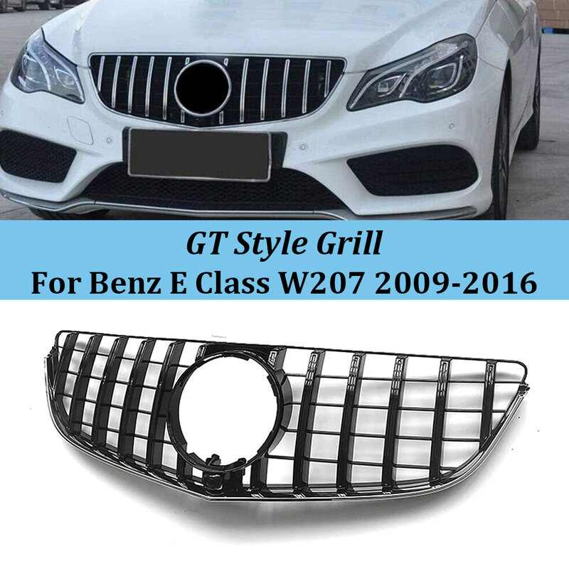 Auto Voorste Bumper Kap Gaas Grille Voor Mercedes Benz E Klasse W207 2009-2016 Auto Accessoires E200 E260 E320 E350 E400 E500