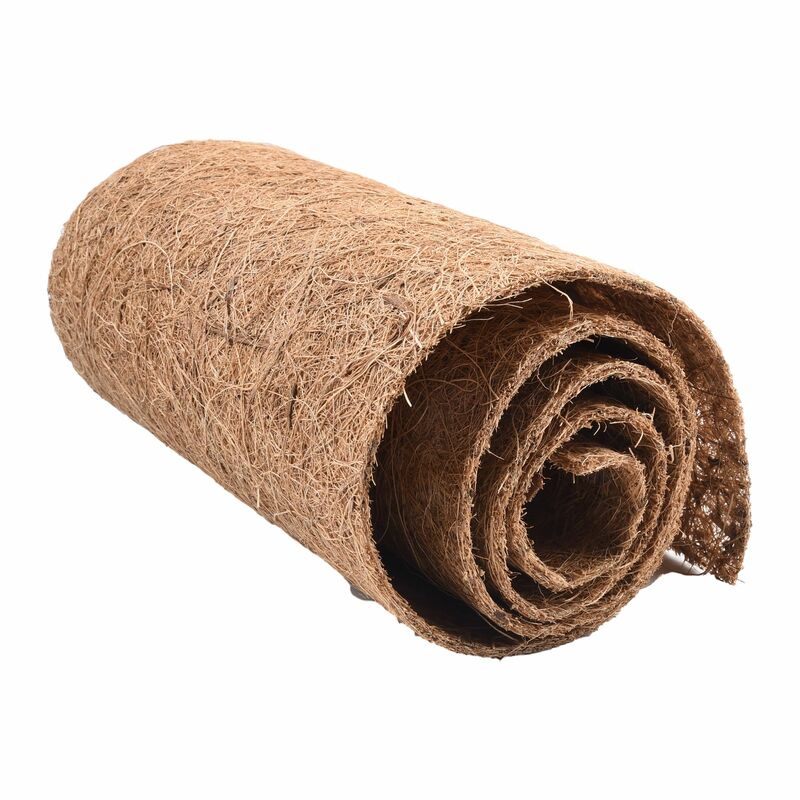 Rotolo di fibra vegetale tappetino per rettili naturale tappetino accessorio per rettili isolamento vaso di fiori cesto foglio di rivestimento in fibra di cocco Coco