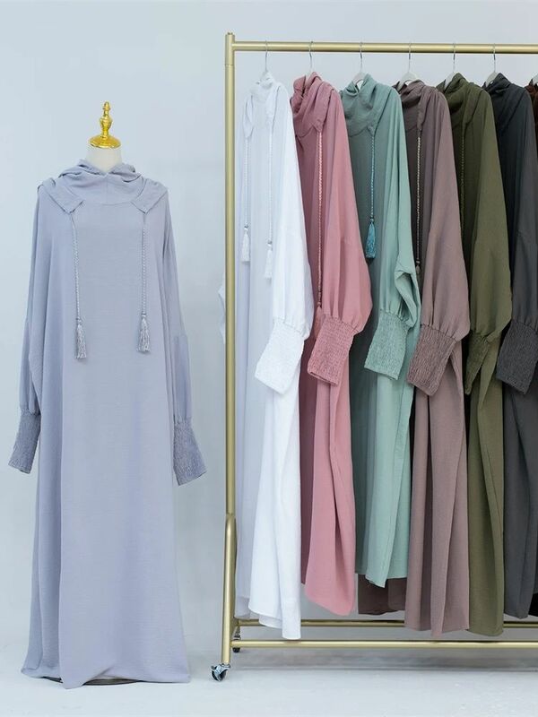 رمضان نقاب خمار عباية إسلامية للنساء ، ملابس صلاة إسلامية ، فساتين إفريقية ، قفطان نسائي ، دبي ، تركيا رداء