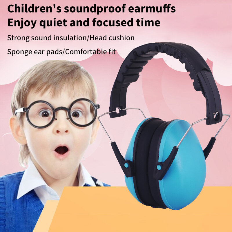 Orejeras protectoras para niños, protección auditiva, auriculares insonorizados, reducción de seguridad, cancelación de ruido, 26dB