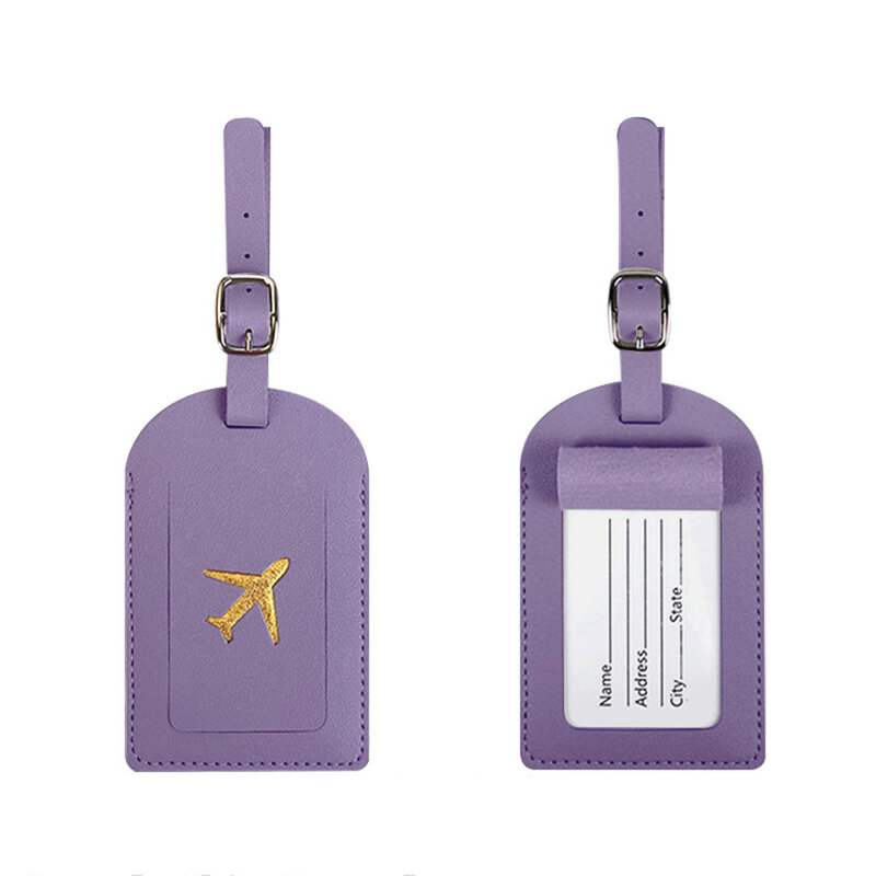 Personalized Name Luggage Tag Custom Letters DIY Gift Airplane ID Address Label Holder Women Men Suitcase Travel Accessories
